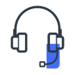 Icon of a headset
